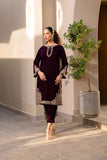 Dhanak FW24DA-2604 Plum Velvet Drop I 2024