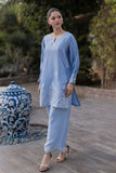 Dhanak SS25DA-2767   SKY BLUE Signature Eid Pret 2026