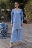 Dhanak SS25DA-2767   SKY BLUE Signature Eid Pret 2026