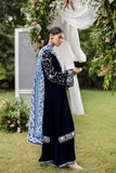 Dhanak FW25DA-2819 Navy Blue Velvet Muse Pret 2025