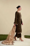 Dhanak FW25DA-2821 Brown Velvet Muse Pret 2025