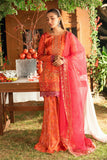 Dhanak SS26DA-2916 Orange Mommy & Me Silk Vol 2 2026