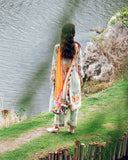 Roheenaz Crimson Whisper Garden Veal Printed Lawn 2025