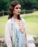 Roheenaz Cloudberey glaze Garden Veal Printed Lawn 2025