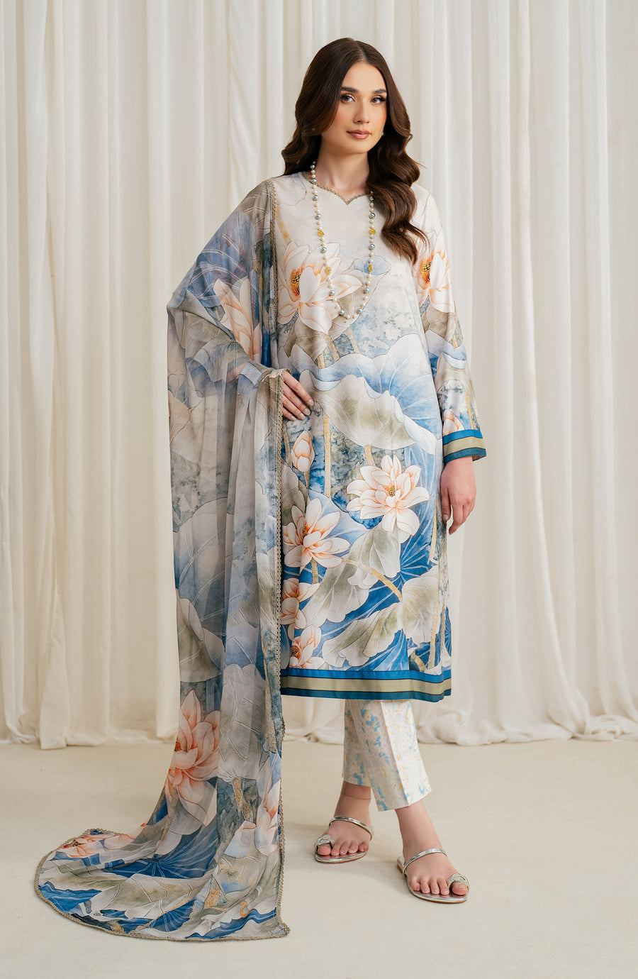 Zarif ZGS-03 Aslaan Printed Georgette Silk Collection 2024