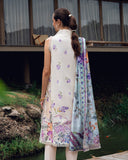 Roheenaz Bloom Glimmer Garden Veal Printed Lawn 2025