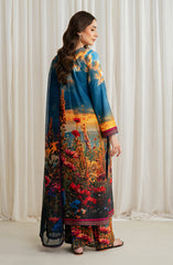 Zarif ZGS-04 Ocean Printed Georgette Silk Collection 2024