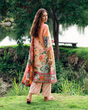 Roheenaz Petal Glaze Garden Veal Printed Lawn 2025