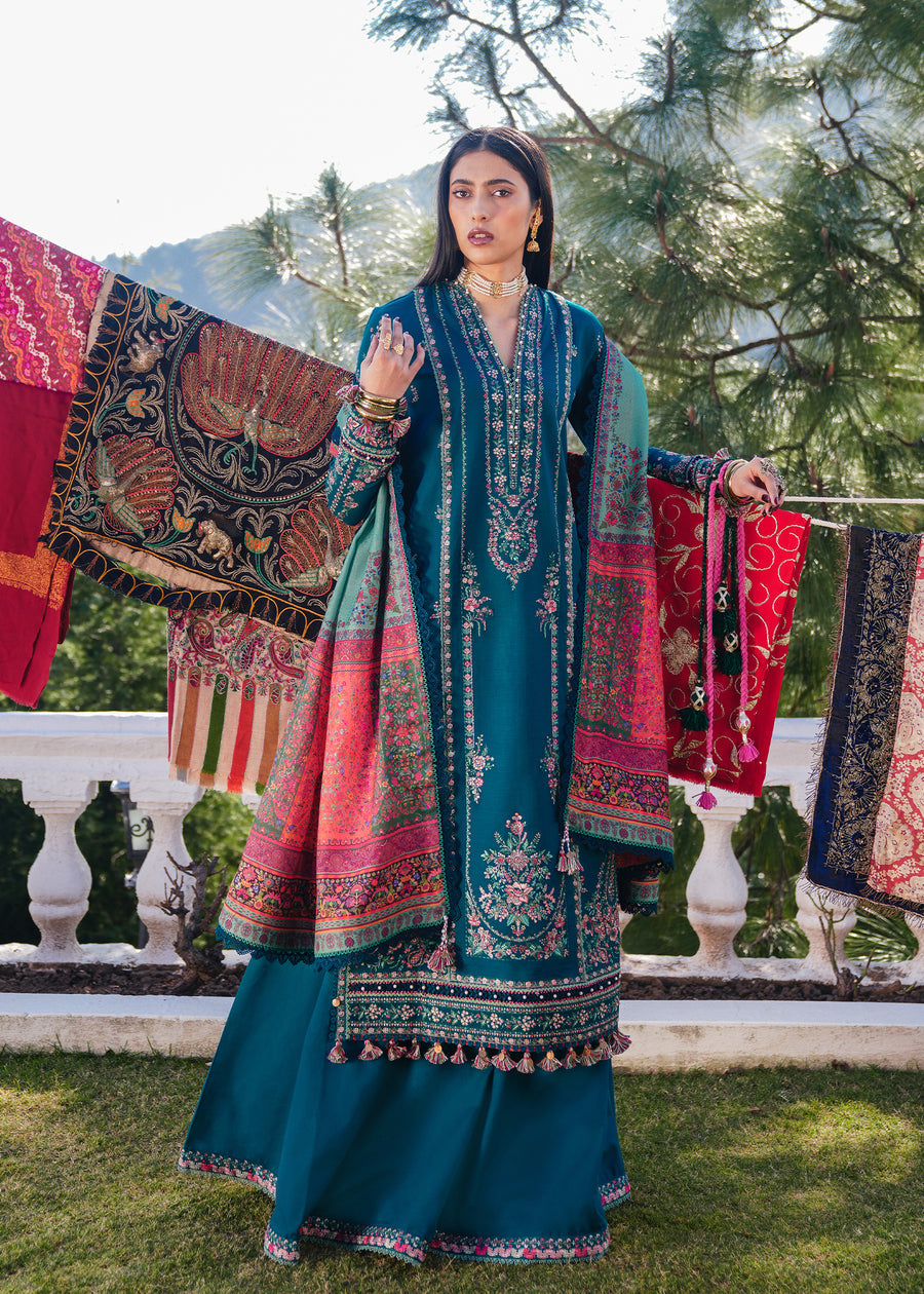 Hussain Rehar Jamil Winter Shawl Collection 2024