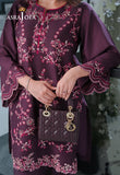 Asim Jofa ASAE-05 Deep Plum  Irina Embroidered Edit 2026