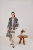 Maryam Hussain Monochrome Khaddar Co Ord Set 2025