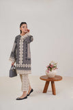 Maryam Hussain Monochrome Khaddar Co Ord Set 2025