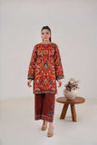 Maryam Hussain Tangerine Khaddar Co Ord Set 2025