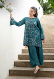 Asim Jofa ASAE-02 Teal Green Floral Irina Embroidered Edit 2026