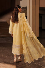 Afrozeh Canary Chikankari Eid Lawn 2024