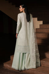 Afrozeh Celadon Chikankari Eid Lawn 2024