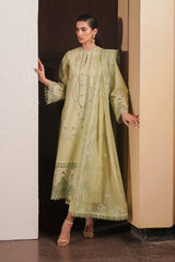 Afrozeh Kelly Chikankari Eid Lawn 2024