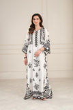 Saadia Asad D5 - White Kaftan Nooriyah Luxury Pret 2025