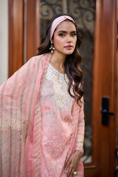 Dhanak SS24DU-3183 Pink Casual Pret Spring Vol 1 2024 – Sara Clothes