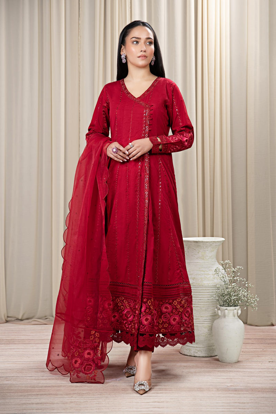 maria b red dress Maria B | Bridal Couture | Roza