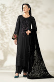 Maria B DWW2520-ESM-BLK Winter Luxury Pret 2025