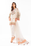 Alkaram Studio EC-03-24-Cream Luxury Lawn Collection 2024