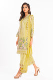 Alkaram Studio EC-09-24-Lemon-yellow Luxury Lawn Collection 2024