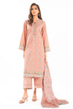 Alkaram Studio EC-19-24-Peach Luxury Lawn Collection 2024