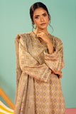 Alkaram EC345-3P26B-Beige Spring Summer Printed Lawn Collection 2026