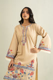 Alkaram EDE102-9-2P25 Khaki Mid Summer Pret Collection 2026