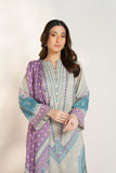 Alkaram EF133-26A-2-Beige Spring Summer Printed Lawn Collection 2026
