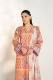 Alkaram EF142-26A-2-Peach Spring Summer Printed Lawn Collection 2026