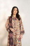 Alkaram EF142-26B-2-Beige Spring Summer Printed Lawn Collection 2026