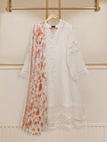 Agha Noor 3 Piece - Pure Cotton Net Embroidered S109770 Prets 2024