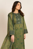 Alkaram EFL-03-3p25-sage-green Essential Collection 2026