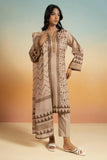 Alkaram EFL-71-3p25-brown Essential Collection 2026