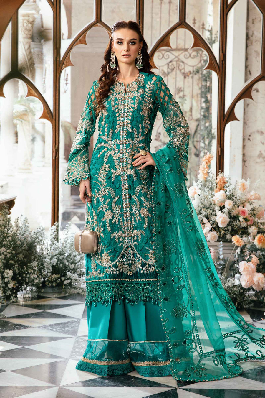 maria b dress design 2024 Maria B | Voyage a' Luxe Lawn