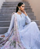 Sapphire 3 Piece - Embroidered Raw Silk Suit F3SFLX25V315 Eid 1 RTW 2025