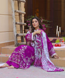 Sapphire 3 Piece - Embroidered Raw Silk Suit F3SFLX25V316 Eid 1 RTW 2025