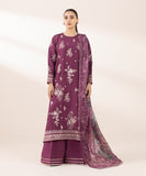 Sapphire 3 Piece - Embroidered Raw Silk Suit F3SFLX25V319 Eid 1 RTW 2025