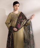 Sapphire 3 Piece - Embroidered Raw Silk Suit F3SFLX25V320 Eid 1 RTW 2025