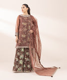 Sapphire 3 Piece - Embroidered Organza Suit F3SFLX25V321 Eid 1 RTW 2025