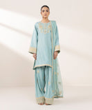 Sapphire 3 Piece - Embellished Cotton Net Suit F3SFLX25V323 Eid 1 RTW 2025