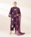 Sapphire 3 Piece - Embellished Cotton Net Suit F3SFLX25V324 Eid 1 RTW 2025