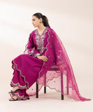Sapphire 3 Piece - Embellished Cotton Net Suit F3SFLX25V333 Eid 1 RTW 2025