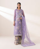Sapphire 3 Piece - Embroidered Organza Suit F3SFLX25V334 Eid 1 RTW 2025