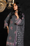 Alkaram Studio FC-35J-24-Charcoal-grey Festive Collection 2024