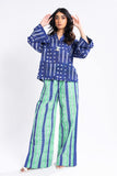 Alkaram PF-16-1-24-Blue  Mid Summer Collection 2024