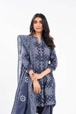Alkaram FW-40-1-24-Navy Blue Winter Collection 2024