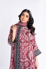 Alkaram FW-15-24-Maroon  Winter Collection 2024